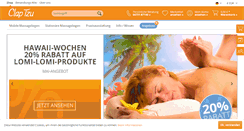 Desktop Screenshot of claptzu.de